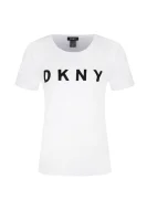 T-shirt LOGO TEE | Regular Fit DKNY άσπρο