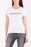 t-shirt core institutional | regular fit CALVIN KLEIN JEANS άσπρο