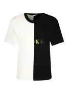 T-shirt | Loose fit CALVIN KLEIN JEANS άσπρο