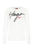 μπλούζα nacinia | regular fit HUGO άσπρο