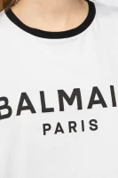 T-shirt | Cropped Fit Balmain άσπρο