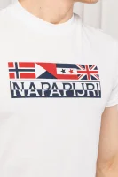 t-shirt sidhi | regular fit Napapijri άσπρο