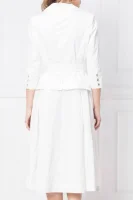 φόρεμα / καμπαρντίνα Elisabetta Franchi άσπρο