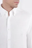 Λινό πουκάμισο | Regular Fit Oscar Jacobson άσπρο