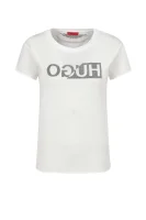 t-shirt dijala | regular fit HUGO άσπρο