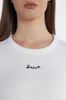 T-shirt C_Esim | Slim Fit BOSS ORANGE άσπρο