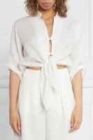 Λινό πουκάμισο | Regular Fit Liviana Conti άσπρο