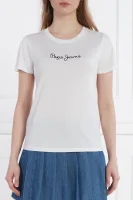 T-shirt LORETTE | Regular Fit Pepe Jeans London άσπρο
