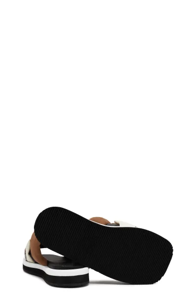 Παντόφλες Allie Braid Slide-MN | με την προσθήκη δέρματος BOSS BLACK μαύρο