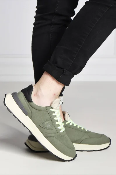 Δερμάτινος sneakers ANTIBES Philippe Model πράσινο