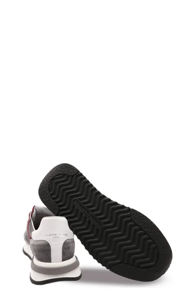 Δερμάτινος sneakers Philippe Model γκρί