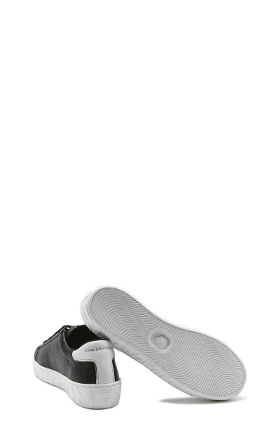 Δερμάτινος sneakers KUPSOLE III Karl Lagerfeld μαύρο