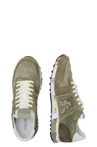 Sneakers ERIC | με την προσθήκη δέρματος Premiata πράσινο