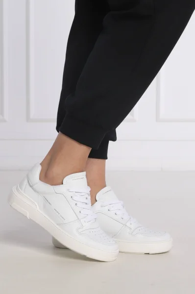 Δερμάτινος sneakers Liviana Conti άσπρο