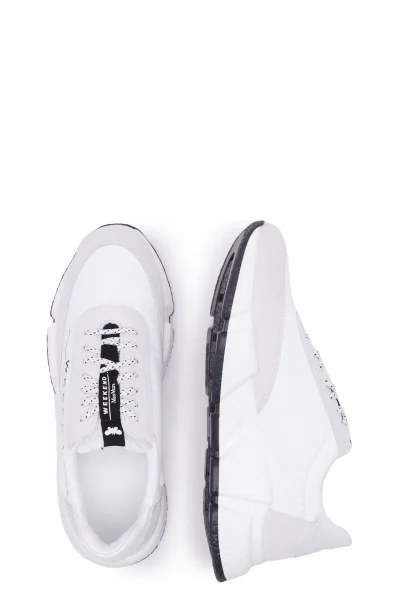Sneakers CIGNO | με την προσθήκη δέρματος Weekend MaxMara άσπρο