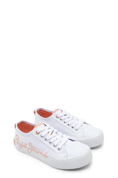Παπούτσια τένις Pepe Jeans London άσπρο