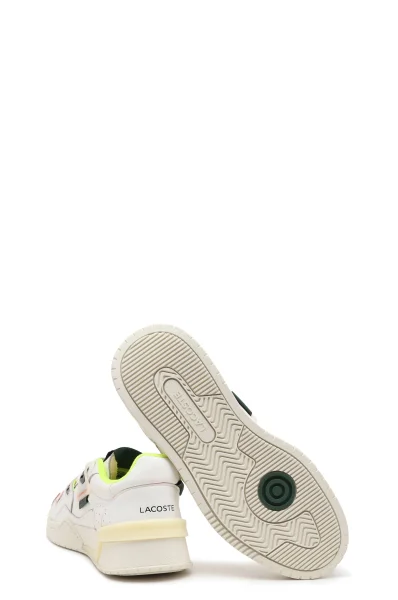 Δερμάτινος sneakers Court Lacoste άσπρο