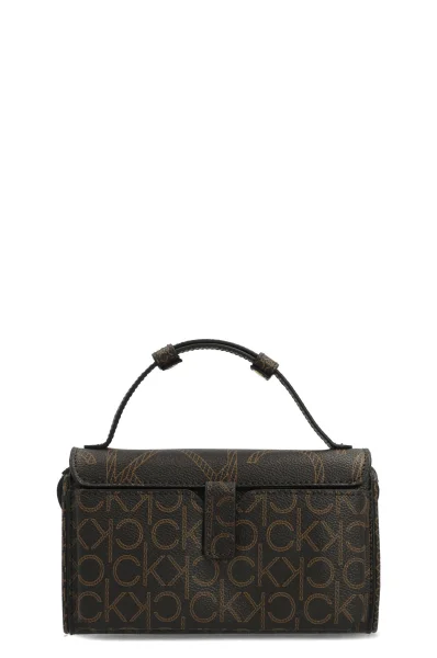 Ταχυδρομική τσάντα / πορτοφόλι Calvin Klein καφέ