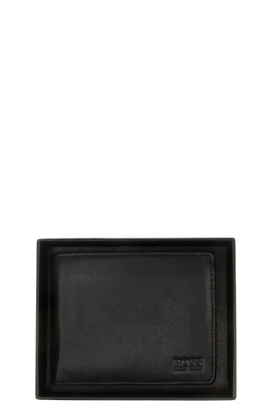 Δερμάτινα πορτοφόλι Asolo BOSS BLACK μαύρο