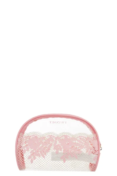 τσάντα καλλυντικών Twinset U&B ροζ