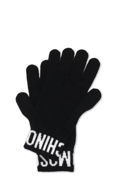 Γάντια | με την προσθήκη μαλλιού Moschino μαύρο
