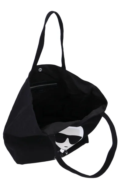 τσάντα shopper k/ikonik Karl Lagerfeld μαύρο