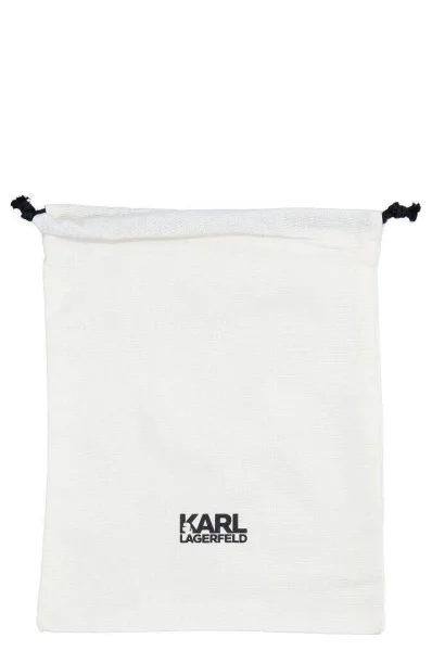 Δερμάτινα τσάντα ώμου Karl Seven Pins Karl Lagerfeld μαύρο
