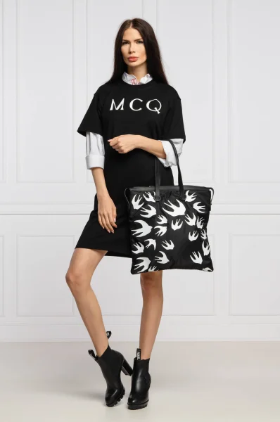 τσάντα shopper McQ Alexander McQueen μαύρο
