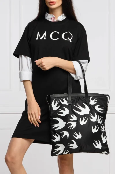 τσάντα shopper McQ Alexander McQueen μαύρο