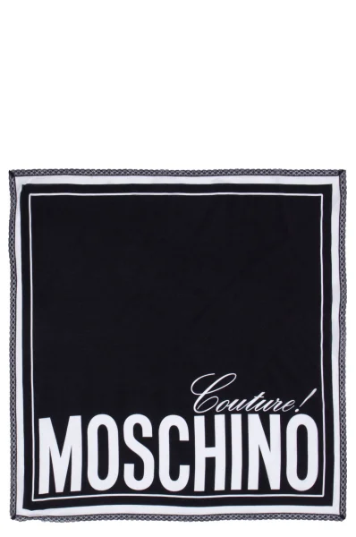 Μετάξι σάλι Moschino μαύρο