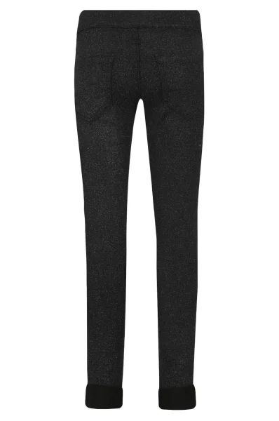 παντελόνι cutsie glitter | legging fit | high waist Pepe Jeans London γραφίτη