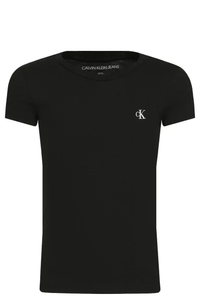 Tshirt 2 pack | Slim Fit CALVIN KLEIN JEANS μαύρο