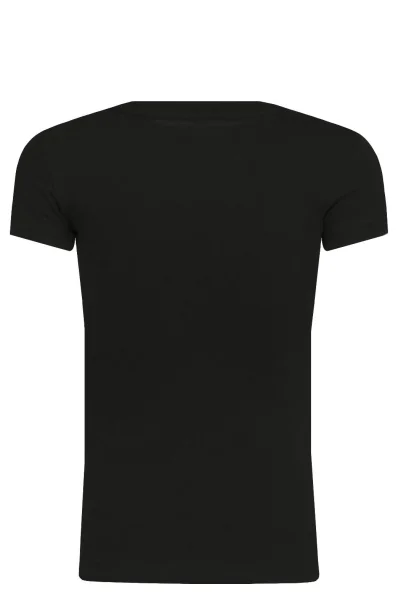 Tshirt 2 pack | Slim Fit CALVIN KLEIN JEANS μαύρο