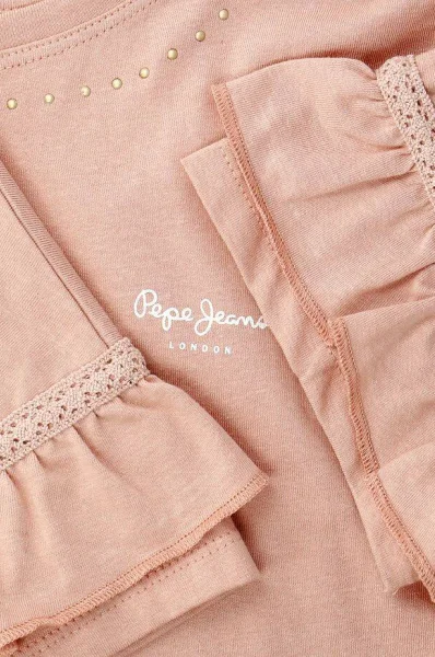T-shirt SHARON | Regular Fit Pepe Jeans London πουδραρισμένο ροζ