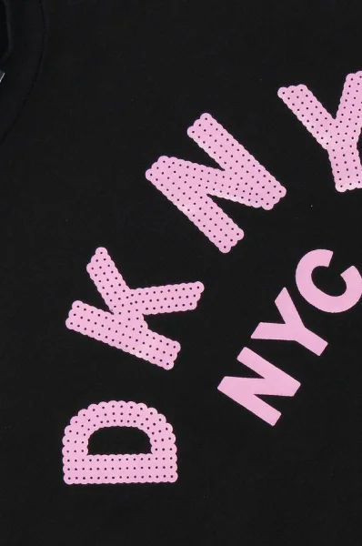 T-shirt | Regular Fit DKNY Kids μαύρο