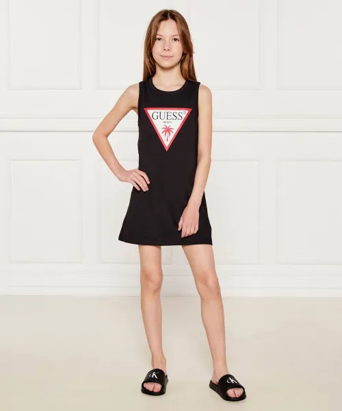 Φόρεμα Guess μαύρο