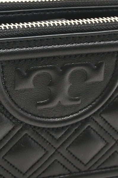 Δερμάτινα ταχυδρομική τσάντα Fleming TORY BURCH μαύρο