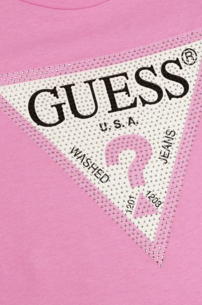 Μπλούζα | Regular Fit Guess ροζ