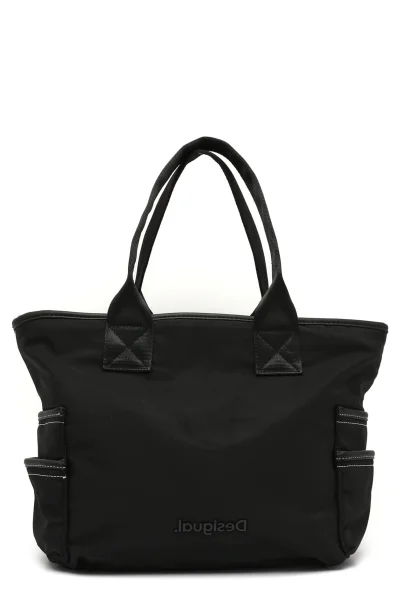 Τσάντα shopper + φακελάκι Desigual μαύρο