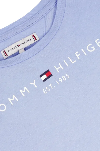T-shirt ESSENTIAL | Regular Fit Tommy Hilfiger χρώμα του ουρανού