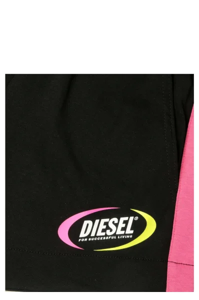 Σορτς | Regular Fit Diesel μαύρο