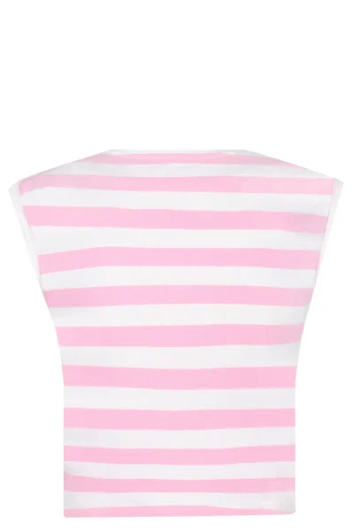 T-shirt | Loose fit Guess πουδραρισμένο ροζ