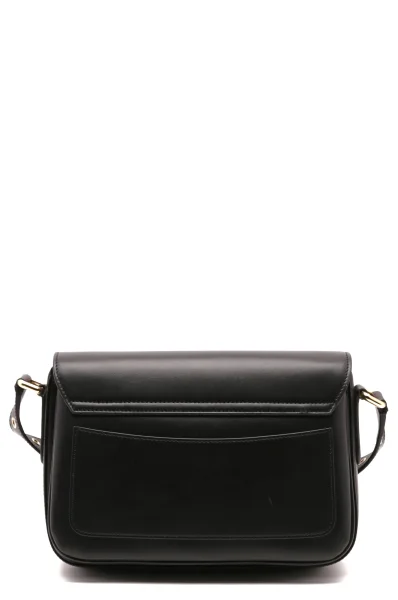 Δερμάτινα ταχυδρομική τσάντα Dolce & Gabbana μαύρο
