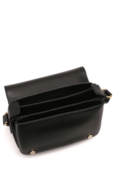 Δερμάτινα ταχυδρομική τσάντα Dolce & Gabbana μαύρο