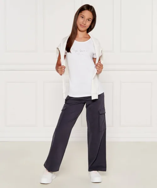 T-shirt HANA | Regular Fit Pepe Jeans London άσπρο