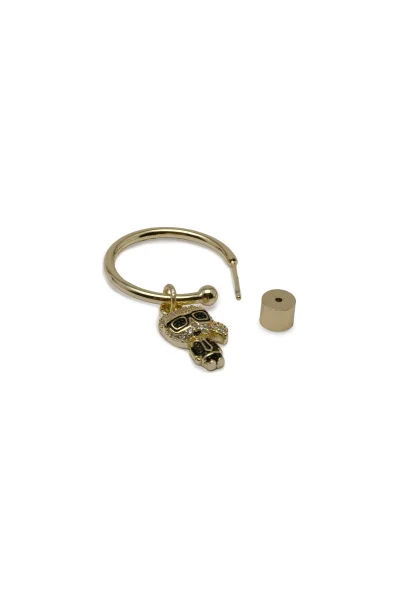 Σκουλαρίκια k/ikonik pave heart earrings Karl Lagerfeld χρυσό