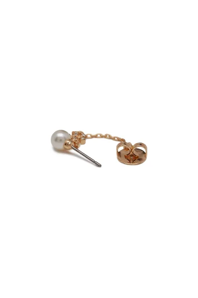 Σκουλαρίκια Kira Pearl Chain Earring TORY BURCH χρυσό