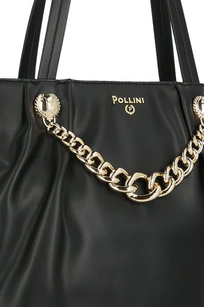 Τσάντα shopper Pollini μαύρο