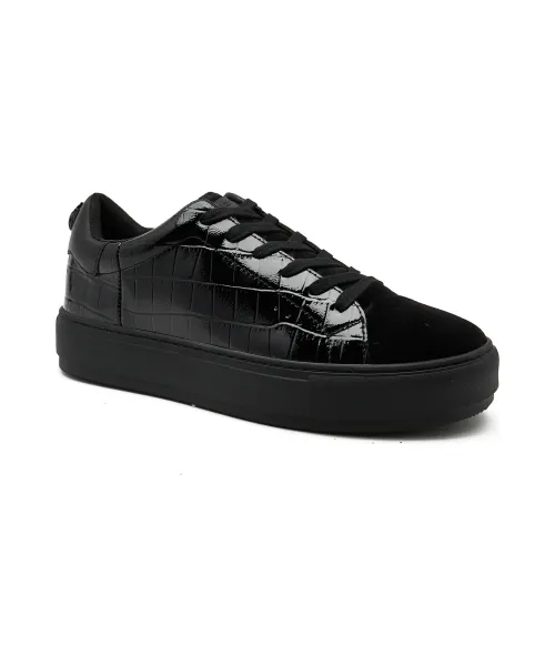 Δερμάτινα sneakers laney Kurt Geiger | μαύρο 8505300169