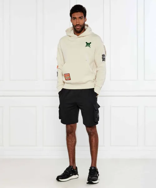 Δερμάτινα sneakers Skywander MCM μαύρο